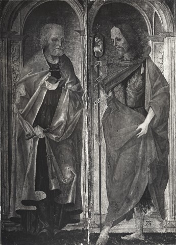 Anonimo — Coltellini Michele - sec. XV/ XVI - San Giovanni Battista; San Pietro — insieme